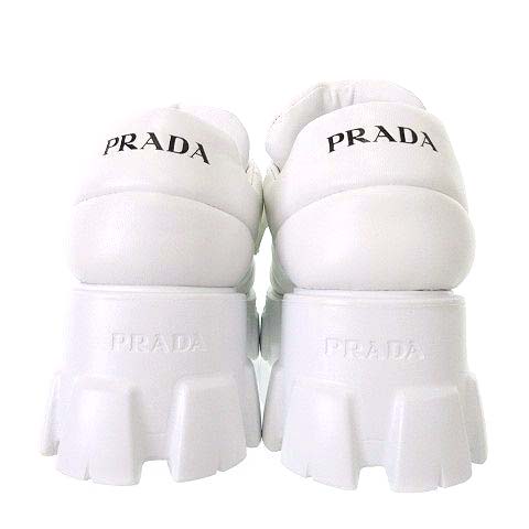 未使用品 プラダ PRADA モノリス パデッド ナッパレザー レースアップ