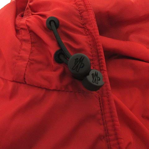 モンクレール MASSEREAU マセロー  レッド ロゴ　サイズ0 モンクレール MONCLER マセロー MASSEREAU ナイロンジャケット