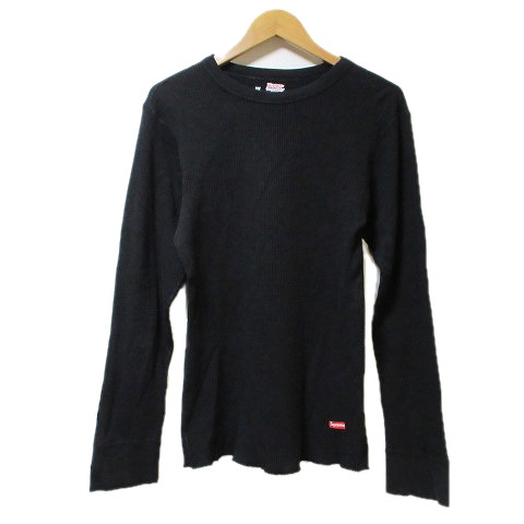 シュプリーム SUPREME ×Hanesボディ サーマル Tシャツ 長袖 カットソー 