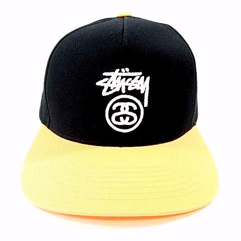 ステューシー STUSSY 美品 SSリンク キャップ 帽子 スナップ ステューシー STUSSY 美品 SSリンク キャップ 帽子 スナップ