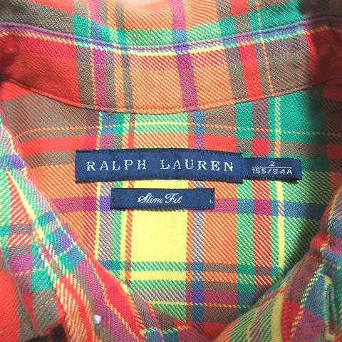 ラルフローレン RALPH LAUREN 長袖 ウエスタンシャツ チェック