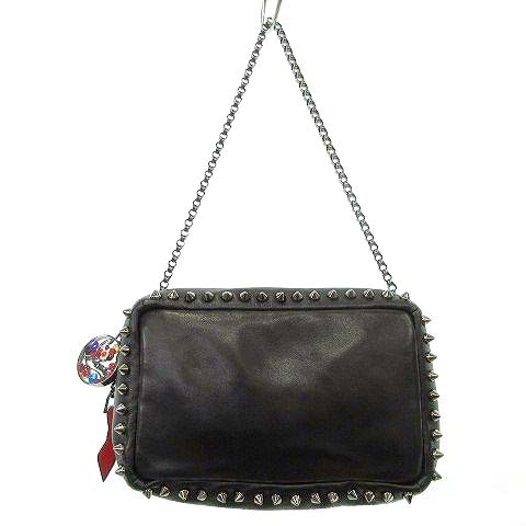 クリスチャンルブタン Christian louboutin スタッズ チェーンバッグ  