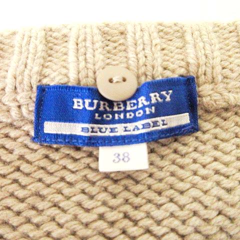 【新品】カシミヤ30％ BURBERRY BLUE LABEL バーバリーブルーレーベル 黒 ハイネック タートルネック size 38  BURBERRY BLUE LABEL(バーバリーブルーレーベル) ⁄ セーター(厚手