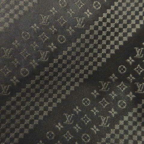 ルイヴィトン LOUIS VUITTON 美品 ネクタイ モノグラム ストライプ 