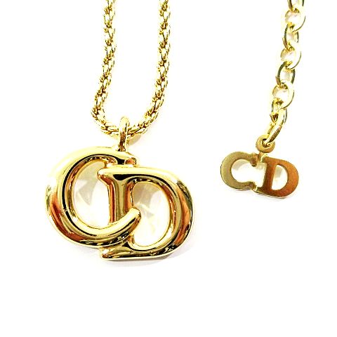 クリスチャンディオール Christian Dior BIJOUX 美品 ネックレス 
