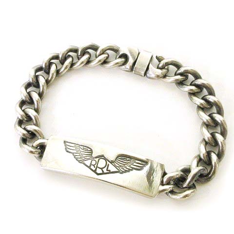 ダブルアールエル RRL ハンドメイド スターリング シルバー ID  