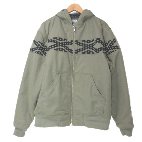 ステューシー STUSSY AUTHENTIC GEAR ジャケット 中綿 ブルゾン ジップ 