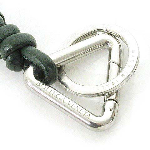 ボッテガヴェネタ BOTTEGA VENETA トライアングル キーリング レザー 