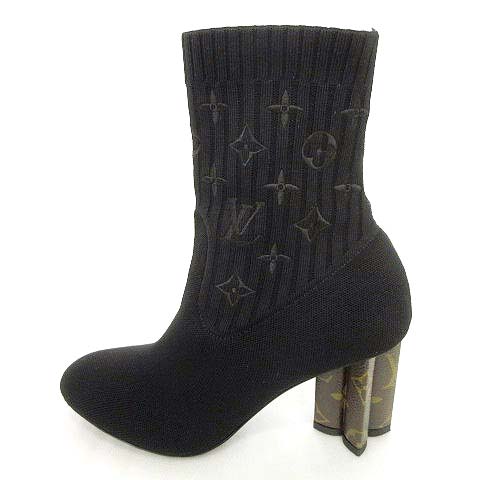 ルイヴィトン LOUIS VUITTON シルエットライン アンクル ブーツ  