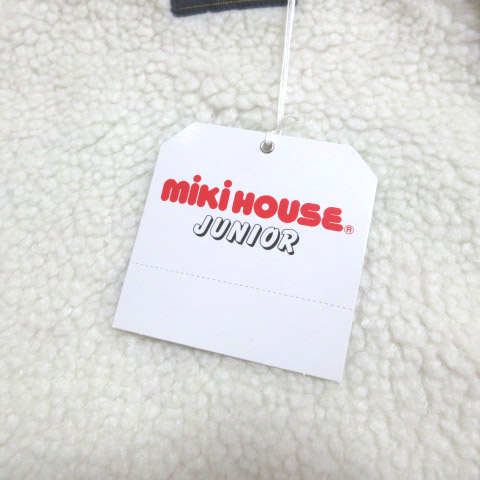 未使用品 ミキハウス mikihouse タグ付き 裏ボア ジャケット 上