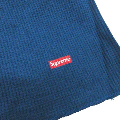 supreme Hanes Bones Thermal Crew サーマル 青 シュプリーム SUPREME