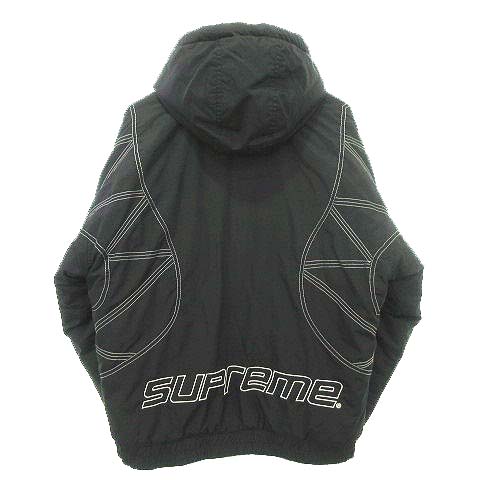 シュプリーム SUPREME 18AW zig zag stitch puffy jacket ジグザク 