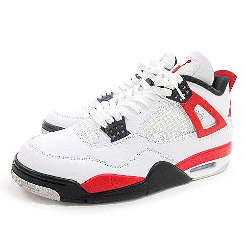 ナイキ NIKE 美品 AIR JORDAN 4 RETRO RED CEMENT DH6927-161 