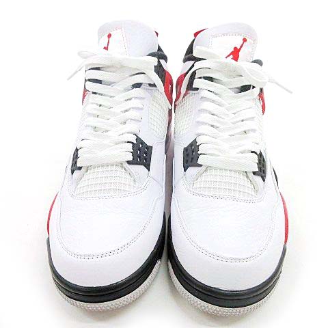ナイキ NIKE 美品 AIR JORDAN 4 RETRO RED CEMENT DH6927-161 