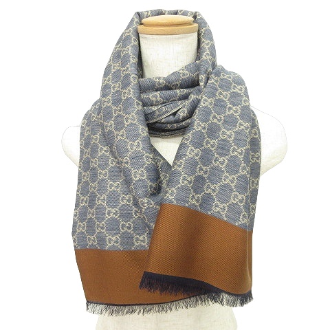 グッチ GUCCI グッチチルドレンズ コットン ストール フリンジ 新品 グッチ GUCCI グッチチルドレンズ コットン ストール フリンジ 新品