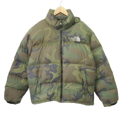 ザノースフェイス THE NORTH FACE 美品 カモフラ ヌプシ ダウン 