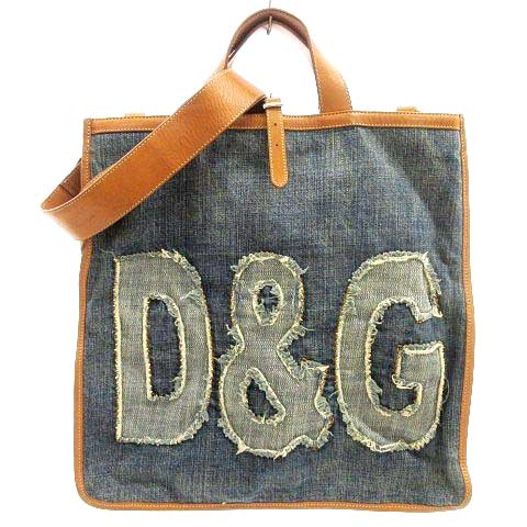 ディー&ジー ドルガバ ドルチェ&ガッバーナ D&G デニム × レザー 