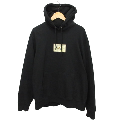 ステューシー STUSSY 美品 クレジットカード センターロゴ パーカー 