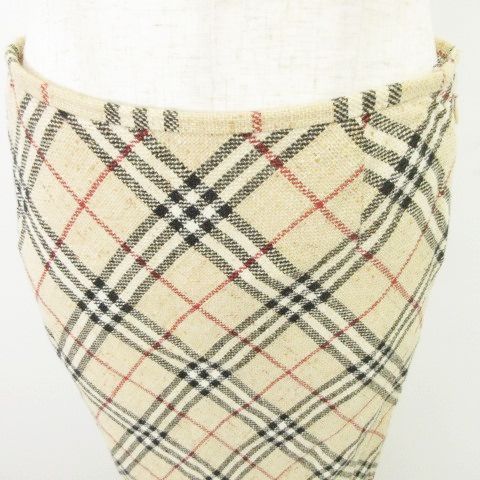 バーバリー BURBERRY ロングスカート タイト ノバチェック 44