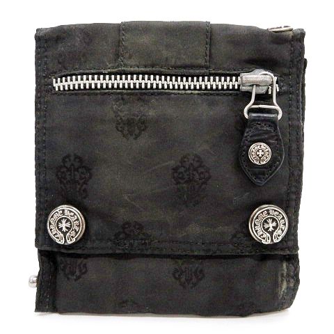 クロムハーツ CHROME HEARTS 3FOLD ナイロン ウォレット 二つ折り財布 