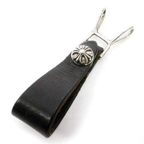 クロムハーツ CHROME HEARTS ベルトループ クロスボール レザー 