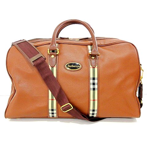 BURBERRY バーバリー バーバリーズ ボストンバッグ 旅行用バッグ 鍵