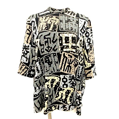 シセンドウ 詩仙堂 HITOSHI TAMURA 美品 七分袖 ブラウス プルオーバー 