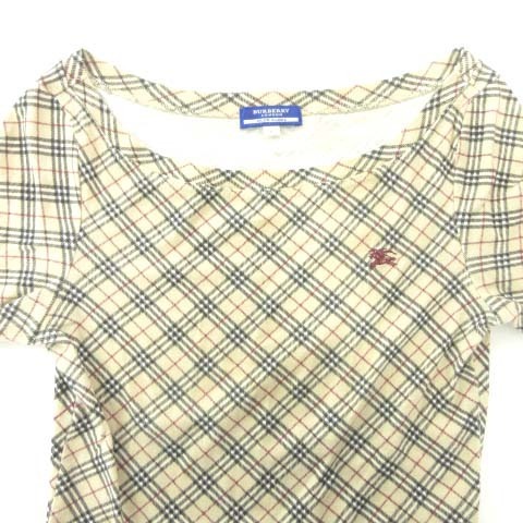 バーバリーブルーレーベル BURBERRY BLUE LABEL 美品 カットソー ノバ