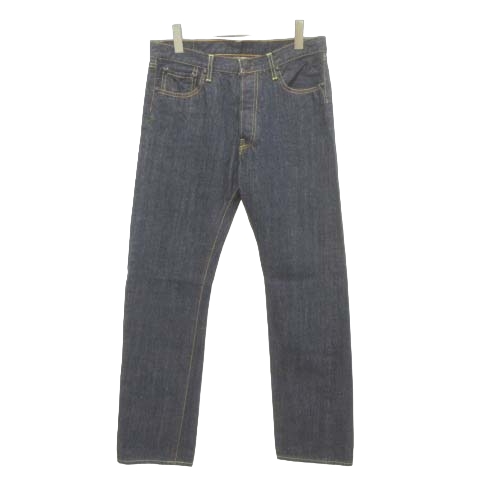 未使用品 ロエン Roen dis&co コラボ デニムパンツ 33 約Lサイズ 紺 