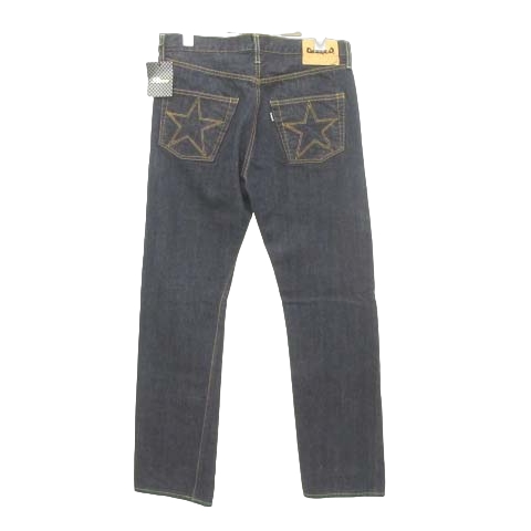 未使用品 ロエン Roen dis&co コラボ デニムパンツ 33 約Lサイズ 紺 
