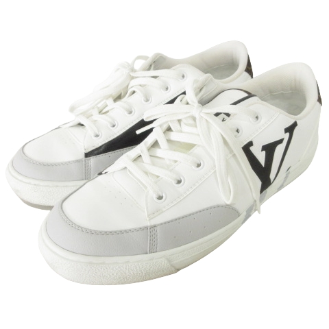 ルイヴィトン LOUIS VUITTON レザースニーカー チャーリーライン 