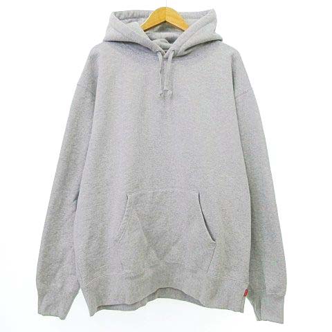 シュプリーム SUPREME 美品 22AW satin applique パーカー サテン ロゴ 
