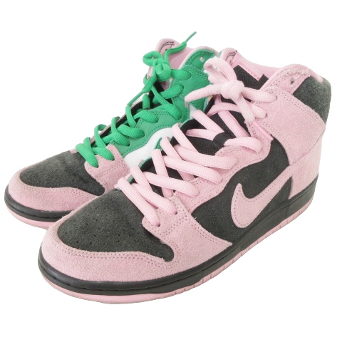 NIKE SB Dunk High グリーン/ピンク 楽天市場】ナイキ エスビー ダンク ハイ セルティックス 黒色 ブラック