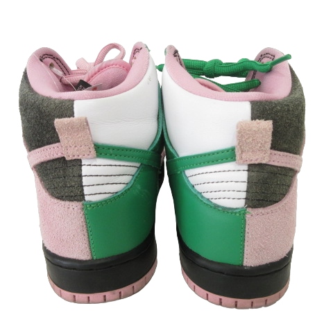 NIKE SB Dunk High グリーン/ピンク
