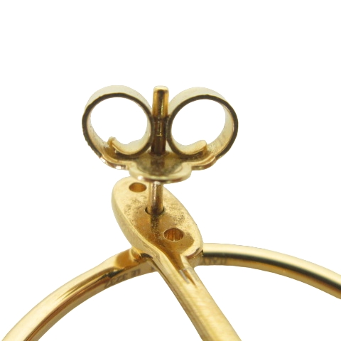 極美品 ルイヴィトン ピアス エクリプス ブックル ドレイユ フープ