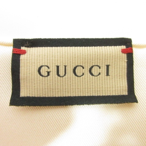GUCCI 扇子 センス 鳥 リボン シルクスカーフ GUCCI 扇子 センス 鳥