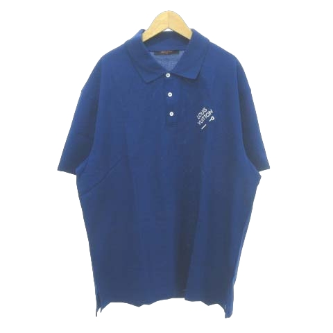 ルイヴィトン LOUIS VUITTON 美品 22AW ポロシャツ 半袖 RM222Q J64 