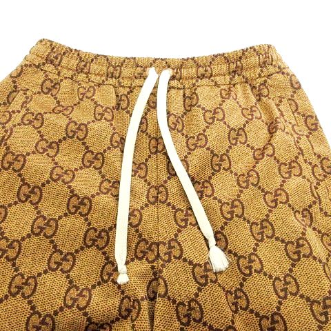グッチ GUCCI 国内正規 美品 GG テクニカル ジャージ パンツ 総柄 