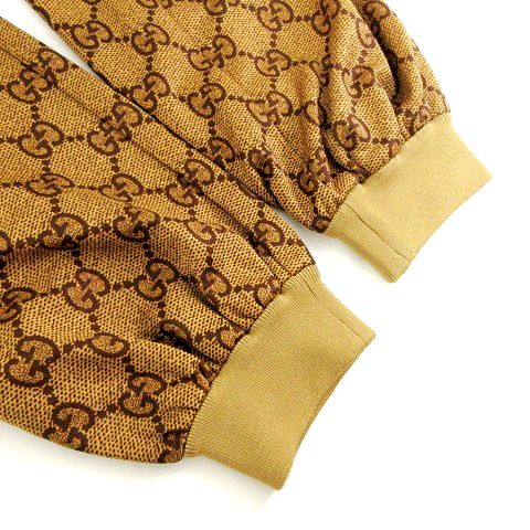 グッチ GUCCI 国内正規 美品 GG テクニカル ジャージ パンツ 総柄 