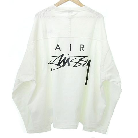 stussy NIKE 長袖 L 白 Nike x Stussy Long Sleeve Top White 【XS】