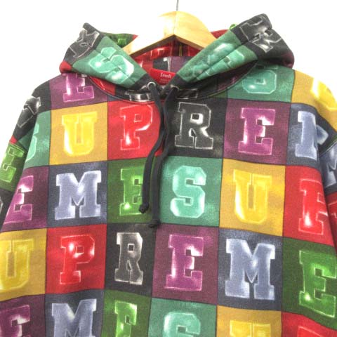 シュプリーム SUPREME 美品 20AW blocks hooded Sweatshirt パーカー 