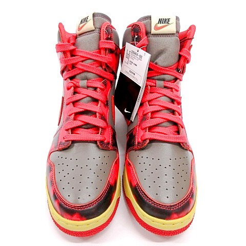 未使用品 ナイキ NIKE タグ付き DD9404-600 Dunk High Red Acid Wash 