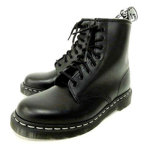 ドクターマーチン DR.MARTENS 美品 1460 ホワイトステッチ 8ホール 