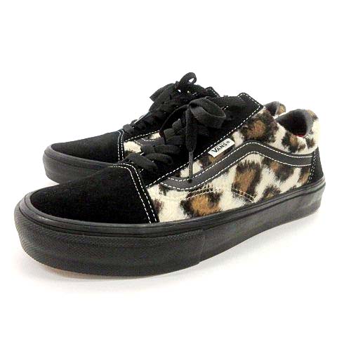 シュプリーム SUPREME × バンズ VANS 新品同様 23FW Leopard Old Skool 