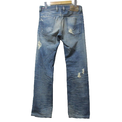 ★DIESEL ディーゼル VIKER-R-BOX USED加工デニムパンツ W27L30★　　blue /青/ブルー/インディゴ/バイカー/ジーンズ/17250-RH1018 2025年最新diesel viker-r-boxの人気アイテム - メルカリ
