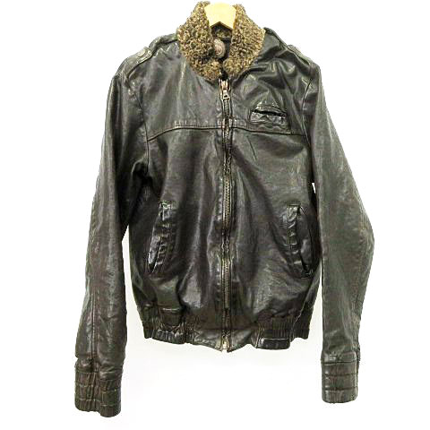 サンタクローチェ レザーシャツジャケット 黒 ブラック レザー  