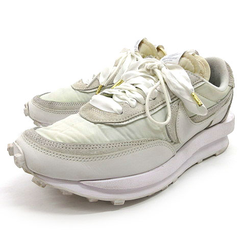 27】sacai × 行き着き Nike LDV Waffle Triple White 