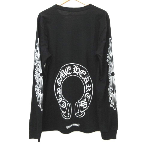 クロムハーツ CHROME HEARTS ホースシュー Tシャツ 長袖 プリント 
