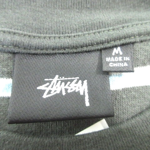 ステューシー STUSSY STRIPED TERRY SS CREW ストライプ テリー