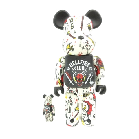 未使用品 ベアブリック BE@RBRICK Stranger Things HELLFIRE CLUB 400 